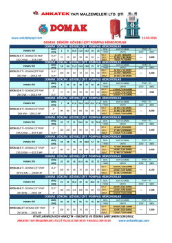 domak d&ouml;k&uuml;m g&ouml;vdeli &ccedil;ift pompalı hidroforlar