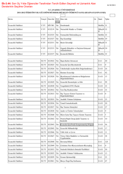 Ek-3 - anadolu &uuml;niversitesi eczacılık fak&uuml;ltesi