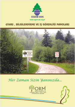 OGM Uyarı Ve Bilgilendirme - Ogem