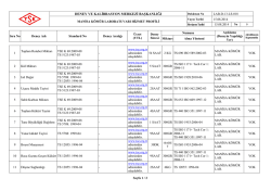 Manisa K&ouml;m&uuml;r Laboraruvarı Hizmet Profili