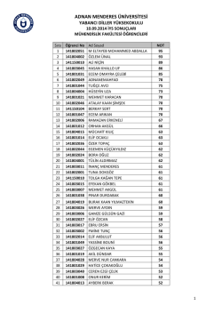 mühendislik fakültesi yenı - Adnan Menderes Üniversitesi