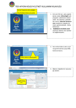 k12net veli kullanma kılavuzu i&ccedil;in tıklayınız.