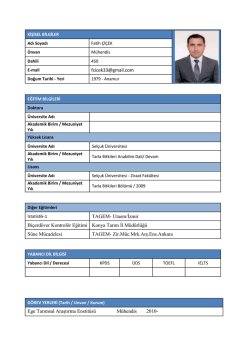 Fatih &Ccedil;İ&Ccedil;EK