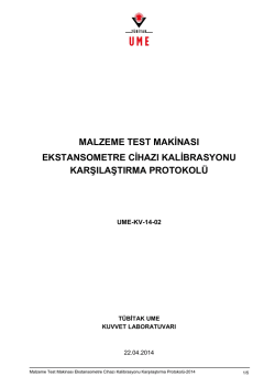 malzeme test makinası ekstansometre cihazı kalibrasyonu
