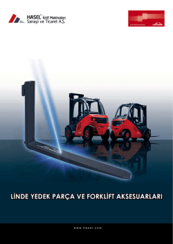 linde yedek par&ccedil;a ve forklift aksesuarları