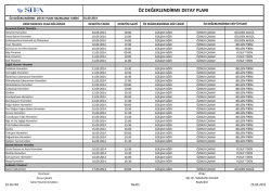 &ouml;z değerlendirme detay planı