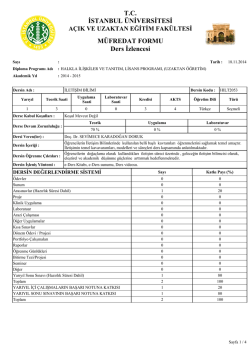 iletişim bilimi - Halkla İlişkiler ve Tanıtım Lisans Tamamlama Programı