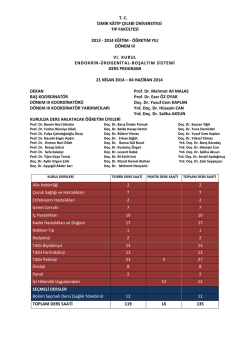Kurul-VI - Tıp Fak&uuml;ltesi
