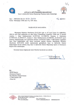 G&uuml;ndemin 44.Maddesi - Antalya Belediyesi