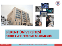 bilkent üniversitesi elektrik ve elektronik mühendisliği