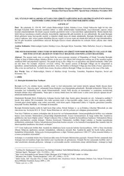 Dumlupınar &Uuml;niversitesi Sosyal Bilimler Dergisi