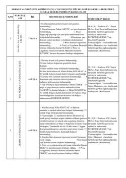 Duyuru ile ilgili ek dosyasına burdan ulaşabilirsiniz