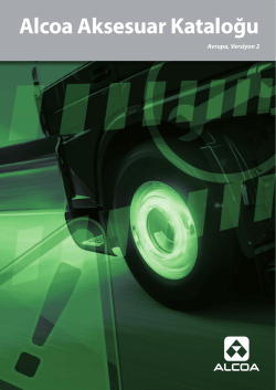 Alcoa Aksesuar Kataloğu