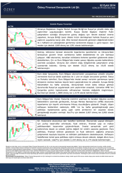 02 Eyl&uuml;l 2014 &Ouml;zbey Finansal Danışmanlık Ltd Şti.