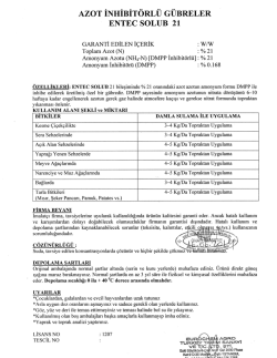 Aon İNHİBİT&Ouml;RL&Uuml; G&Uuml;BRELER ENTEC soLUB 21