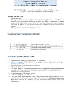 THK &Uuml;NİVERSİTESİ