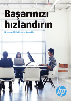 HP Yazıcı ve Bilişim Hizmetleri Uzmanlığı
