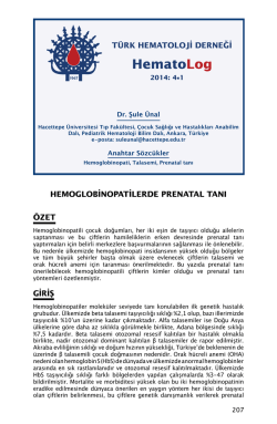 HematoLog - T&uuml;rk Hematoloji Derneği
