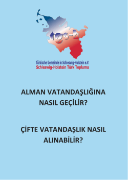 alman vatandaşlığına nasıl ge&ccedil;ilir?