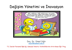 Değişim Y&ouml;netimi ve İnovasyon (&Uuml;nsal SIĞRI)