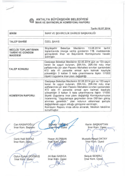 G&uuml;ndemin 24.Maddesi - Antalya Belediyesi
