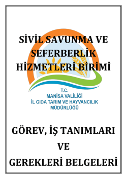 Sivil Savunma ve Seferberlik Hizmetleri Birimi