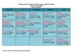 (Prof. Dr. &Ccedil;ağlar &Ouml;ZEL) C6 AMFİ BİH 630