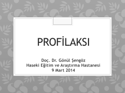 Cerrahi profilaksi