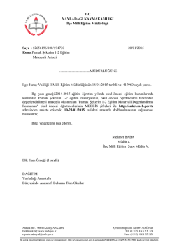 52656196/100/594730 20/01/2015 Konu:Pamuk Şekerim 1-2