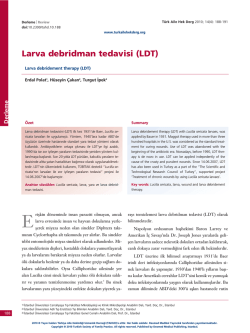 PDF İndir - T&uuml;rkiye Aile Hekimliği Dergisi