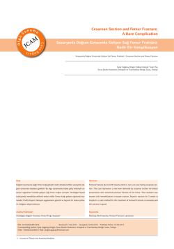 Cesarean Section and Femur Fracture