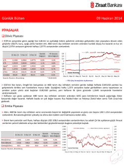 G&uuml;nl&uuml;k B&uuml;lten 09 Haziran 2014