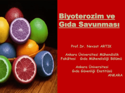 Biyoterozim ve Gıda Savunması