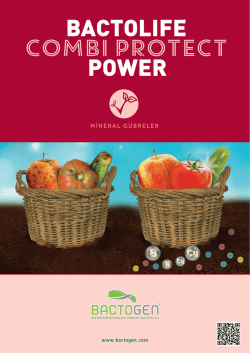 Katalog İndir - Bactogen Biyoteknolojik &Uuml;r&uuml;nler