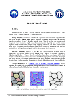 P&uuml;r&uuml;zl&uuml; Y&uuml;zey &Uuml;retimi - Karadeniz Teknik &Uuml;niversitesi