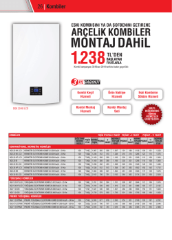 MONTAJ DAHİL
