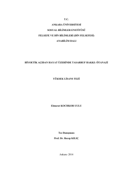 Dosyayı İndir - Ankara Üniversitesi Açık Erişim Sistemi