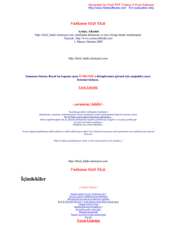 İ&ccedil;indekiler - WordPress.com