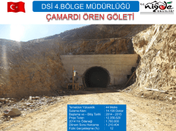 Çamardı Ören Göleti