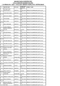 16 nisan 2014 saat: 10.00