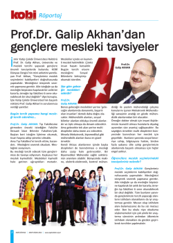 R&ouml;portaj - İzmir Katip &Ccedil;elebi &Uuml;niversitesi
