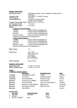 Sonu&ccedil; Bildirim Listesi i&ccedil;in tıklayınız.