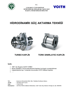 HİDRODİNAMİK G&Uuml;&Ccedil; AKTARMA TEKNİĞİ