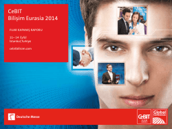 IT. Business. 100 %. - CeBIT Bilişim Eurasia