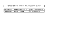 G&Uuml;RKAN G&Uuml;L NURAN &Ouml;KS&Uuml;ZOĞLU S&Uuml;ND&Uuml;S DORUKOĞLU