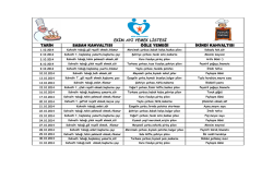 ekim ayı yemek listesi