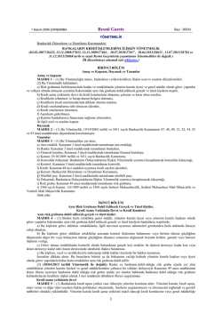 Bankaların Kredi İşlemlerine İlişkin Y&ouml;netmelik