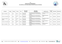 ERASMUS Giden Akademisyen - Dokuz Eyl&uuml;l &Uuml;niversitesi