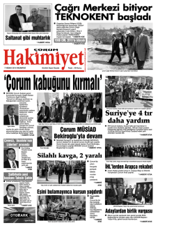 7 nisan.qxd - &Ccedil;orum Hakimiyet Gazetesi