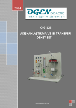 Deney NO - ogen didactic teknik eğitim sistemleri